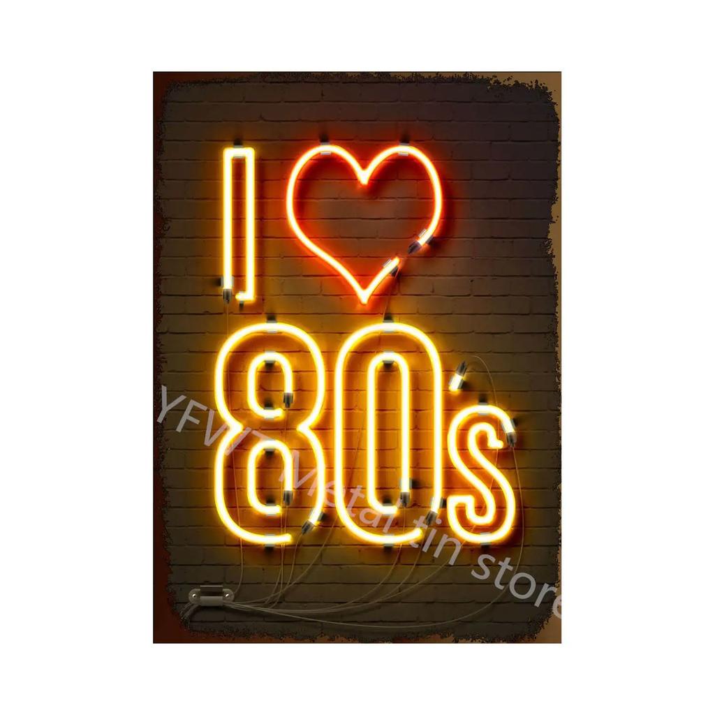 Vintage Colorful Neon Toilet Sign Sexy Woman Plaque Vintage Tin Sign Retro Metal Sign Decorative Plaque Wall Decor