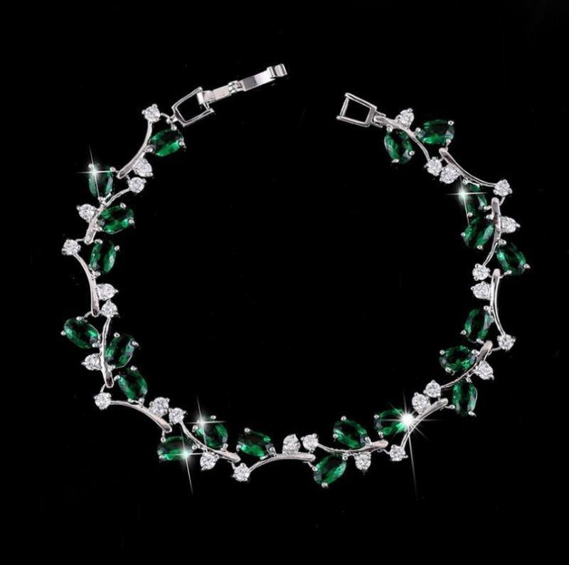 Twisted Rhinestone Bracelet, Simple Handmade Diamond-Encrusted Bracelet