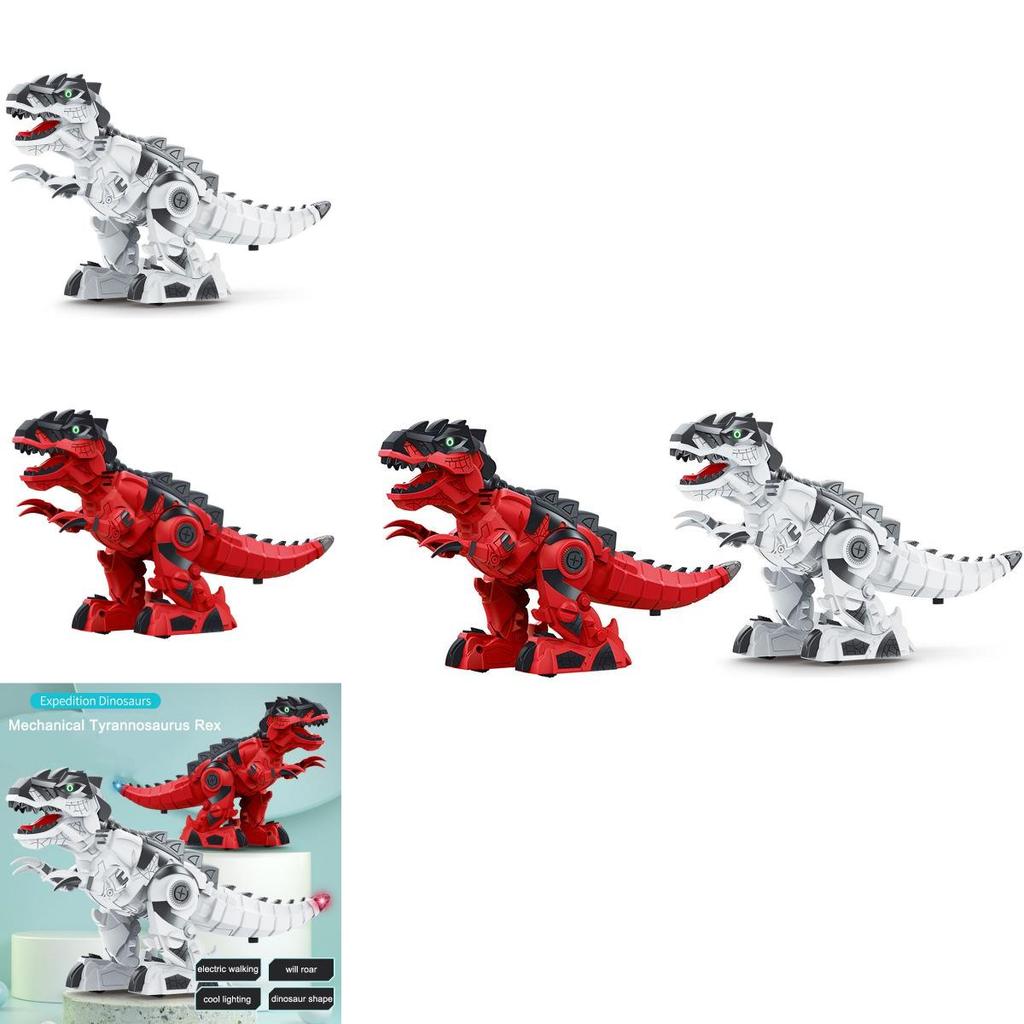 Electric Mechanical Tyrannosaurus Rex Toy For Kids Movable Joints Sensory Lights And Sound Effects