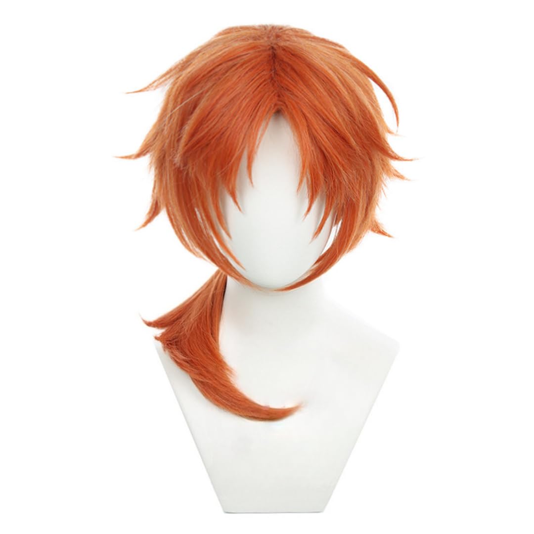 

iirukaa Ensemble Stars Tsukinaga Leo Wig Cosplay Wig Net Goods Heat Resistant for Photography 2D Event Halloween Costume Disguise