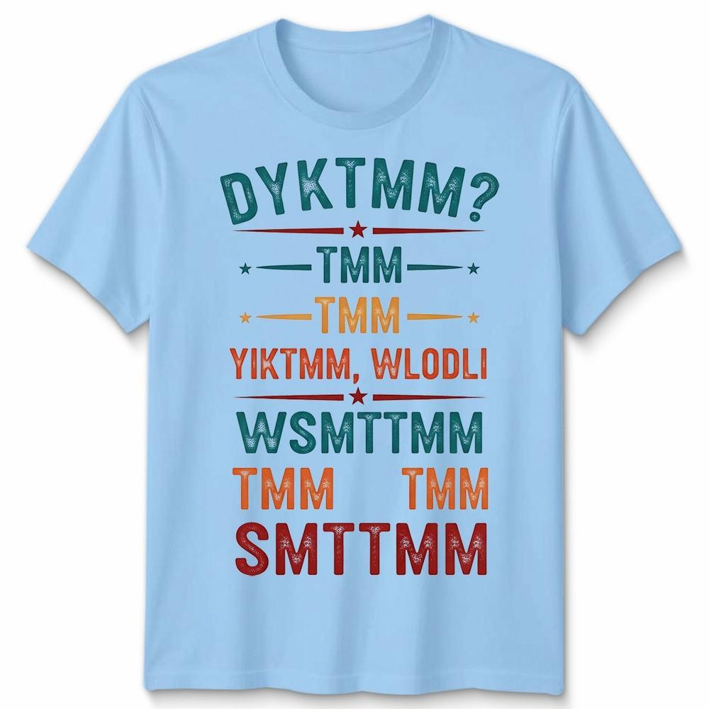 Do You Know The Muffin Unisex Dyktmm Funny Quote Vintage Unisex Tshirt S