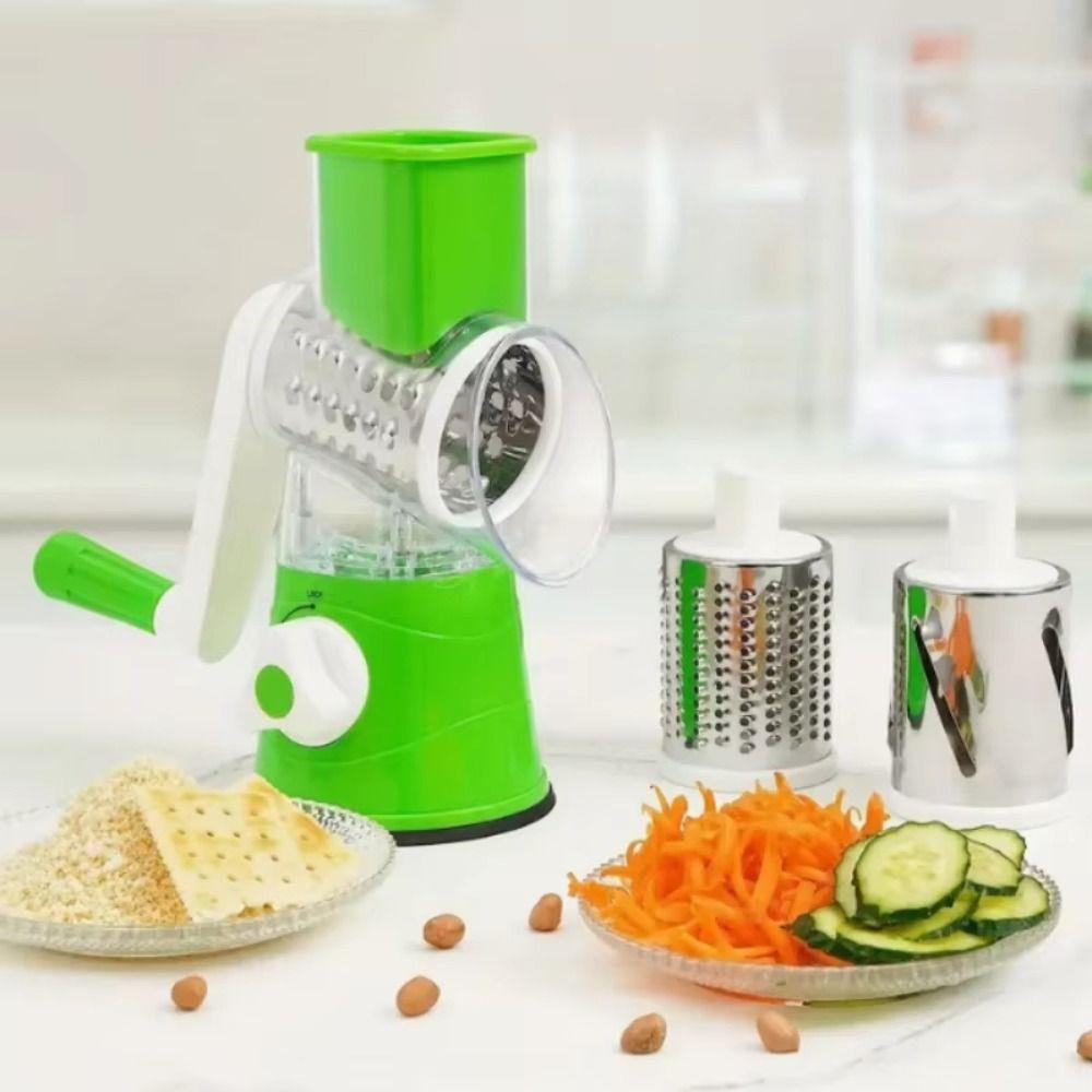 Multifunctional Cheese Grater Manual Manual Rotary Vegetable Slicer Food Shredder Household