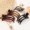 Multifunctional 3 Prong Duckbill Hair Claw Clip For Women Durable Plastic Hairpin With Multiple Color Options