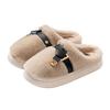 Cotton Slippers Winter 2025 New Indoor Home Non-slip Thick Bottom Plush Warm Cotton Mop Winter