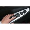 For Hyundai Tucson 2016-2021 Matte Silver Window Lift Lock Switch Panel Trim 4PC
