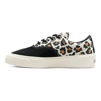 Skid Grip Cvo Black Leopard Print Unisex Sneakers 171985C