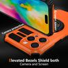 Rugged Magnetic Car In-vehicle Phone Case for IPhone 17 16 15 14 Plus 13 12 Pro Max 360 Degree Metal Rotating Bracket Ring Cover