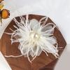 Pearls Flower Artistic Applique for Hair Clip Clothes Hat Sewing Brooch DIY Scarf Wedding Dress Decors Accessories