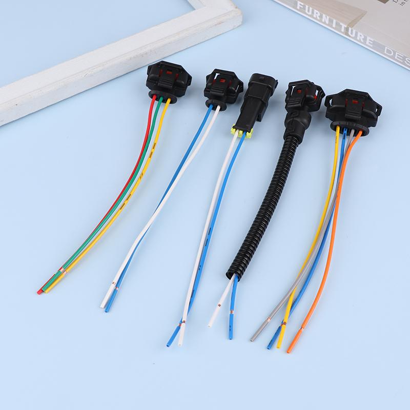 2/3/4Pin Car Diesel Fuel Spray Nozzle Common Rail Injector Crankshaft Sensor Connector 1928403874 1928404226 Female Male