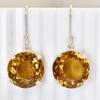 A+ CERTIFIED Natural 72.65 Ct 7 Color Alex Round Cut Gemstone Earring Pair MY.ER-32-NS
