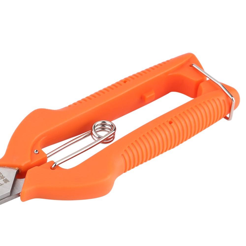 Stainless Steel Garden Scissors Extra Long Edge Branch Cutter Durable Plant Scissors