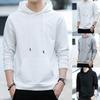 New Solid Color Men's Fashion Autumn and Winter Sweater Casual Hoodie Hooded Sweatshirt