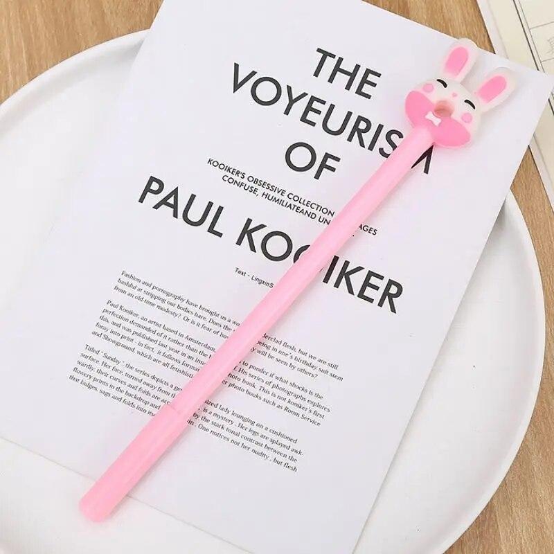 

Милый мультяшный кролик гелевые ручки Kawaii канцелярские принадлежности материал офисные школьные принадлежности детские подарки 1 шт.