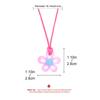 1PC Choker Unique Floral Fashion Small Flower Trendy Long Collarbone Chain New Colorful Adjustable Necklace Cute