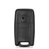 KEYYOU Flip Remote Key Shell Switchblade For Ssangyong Korando New Actyon C200 2016 2017 3 Button Folding Car Key Shell Case