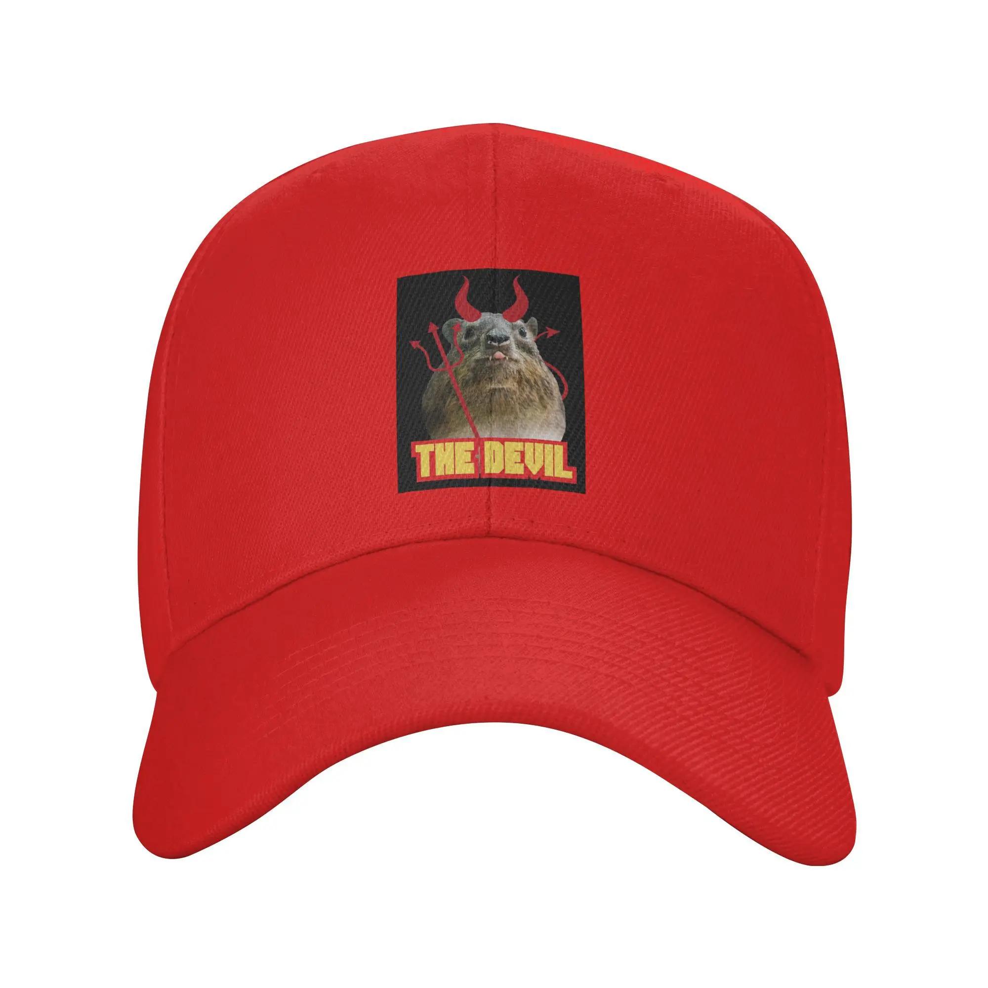 

Unisex Baseball Hats Rock Hyrax Devil Outdoor Streetwear Summer Sports Baseball Caps Hip Hop Cap Casquette Hats One Size