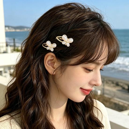 Girl Hairpin Butterfly Decor Easy To Wear Hair Clip Side Bang Hair Organizer Clip Festival Events Cosplay Hair Accessory