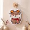 Kawaii Xmas Hanging Hand Towel Creative Cleaning Hand Cloth Santa Claus Handkerchief  Home Decor