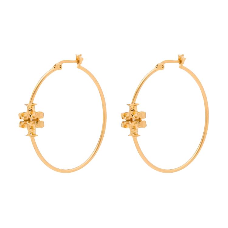 Tory Burch Versatile Brass Earrings Women earrings 83431-715 Gold,F