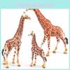 Realistic Jungle Animal Giraffe Figurine Pvc Kids Educational Desk Decor For Children