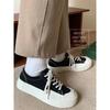 Platform Canvas Shoes Women's Height Increase Hanhan Big Head Shoes Tide Student Board Shoes 615