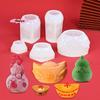 1 Stück 3D Milchgelee Silikon Kuchenform Löwentanz Schwein Puddingform für Heimbacken Dessert Dekoration Zubehör
