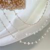 1meter Copper Crystal Beads Chains Imitation Pearl Beads Chains Bulk Lot for Diy Jewelry Making Bracelet Necklace Accessories