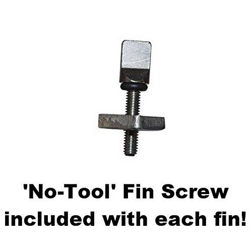 23cm Center Fin 9" Longboard airSUP Air7 Paddleboard SUP 9-inch Hard Plastic Fin saruSURF Fin with Screw (Black)