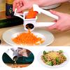 1pcs ABS Plastic Hand-Cranked Cheese Grater Rotary Ginger Slicer Grater Cutter for Chocolate with Stainless Steel Drum