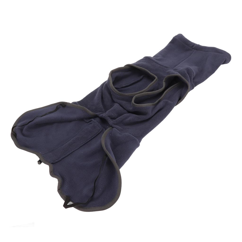 Hunde Winterjacke Warm Verdickend Hochelastisch Bequem Warmer Hundemantel für Kaltes Wetter Marineblau