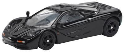 POP RACE 1/64 McLaren F1 Tiefschwarz Fertigmodell PR640230