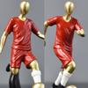 Soccer Team Figurine Resin Football Player Figurine Miniature Football Boys Model Home Art Football Decoration For Wine Cabinet