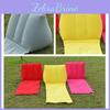 Grand Coussin Triangle Gonflable en Velours PVC pour Plage/camping Gris/bleu/rose