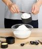 8PCS plastic measuring cup Spoon Set Stainless Steel handle Kitchen Baking Tools Accessories Weighing gadgets