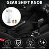 TUCKBOLD 10cm Ośmiokątny Kryształowy Gałka Zmiany Biegów Samochodowych | Uniwersalny Przód do Automatycznej i Manualnej