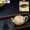 290ml Vintage Yixing Purple Clay Teapots Handmade Engraved Plum Blossom Pot Raw Ore Section Mud Kettle Zisha Tea Set Cha Gifts