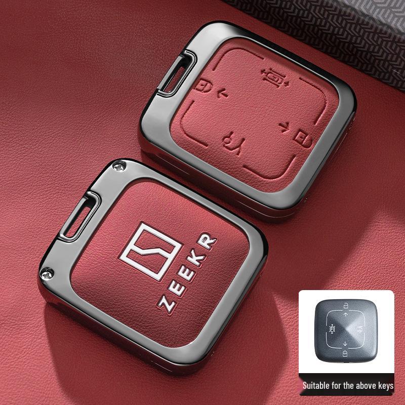Bluetooth Schlüsseletui für Zeekr JiKe 007 - Auto Zubehör Schale, Schnalle und Herren Tasche