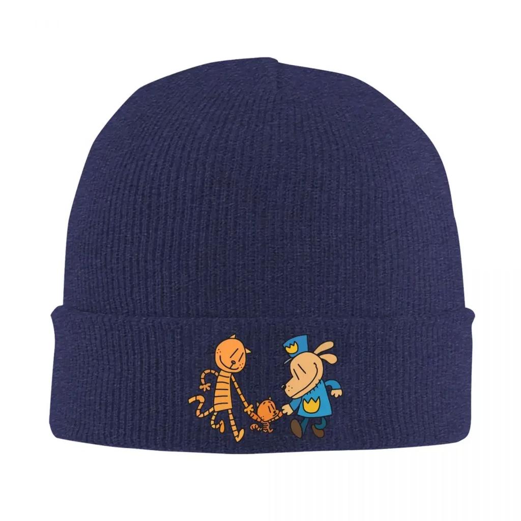 Dog Unisex Lil Petey And Big Petey Fan Art Warm Knitted Cap Bonnet Hat Autumn Winter Outdoor Beanies Hats for Unisex Adult
