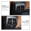 Rear Air Conditioner Vent Cover Trim Decor For Ford Bronco Sport  Carbon Fiber