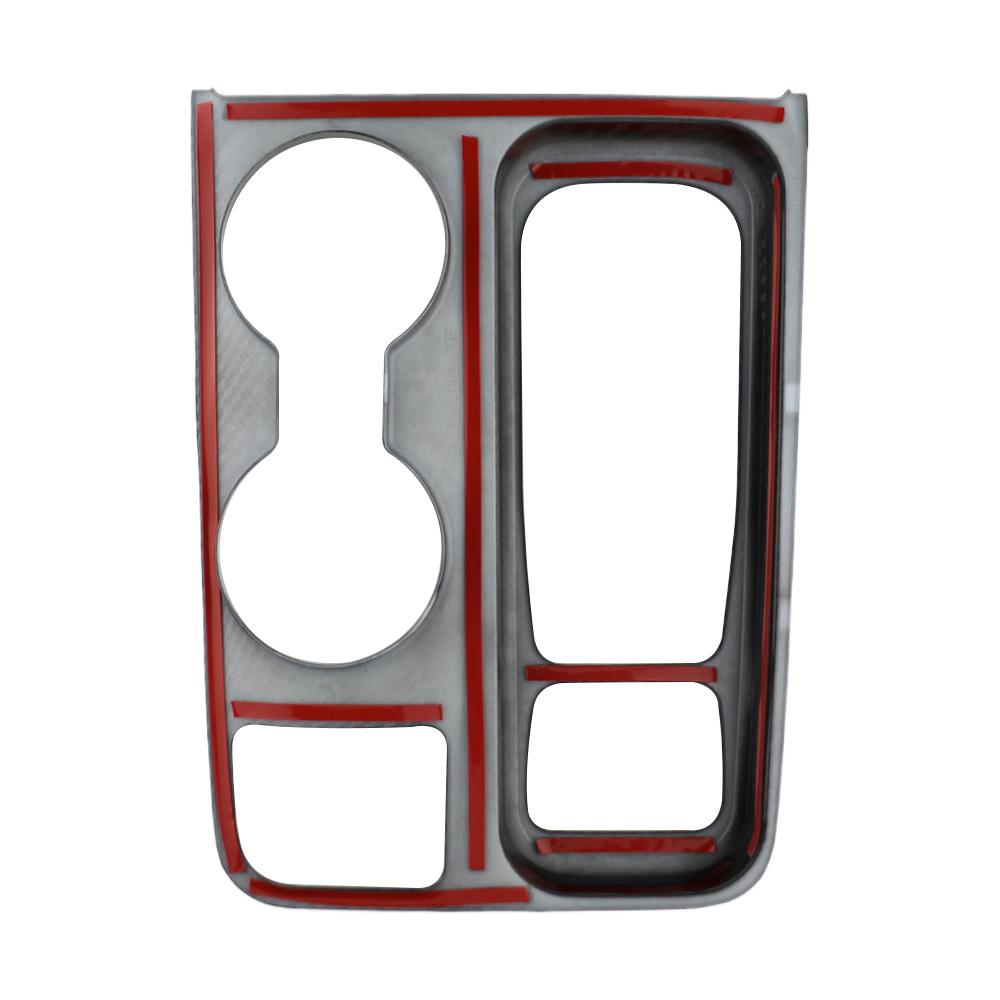 Gear Shift Panel Trim Decor Sticker for Ford Maverick Pickup 2025-2025 LHD Central Control Cup Holder Cover ABS Carbon Fiber Acc