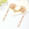 Women Bridal Hanfu Chinese Bride Accessories Pearl Antique Hair Stick Headdress Hairpin Hair Comb