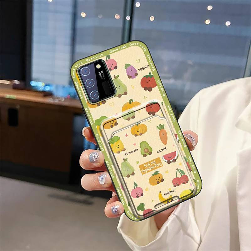 Shockproof Waterproof Phone Case For Oukitel C25 Soft Case Card Slot Graffiti Anti-knock Durable Protective TPU Cover