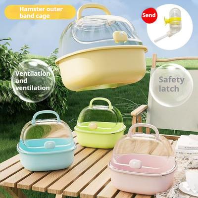 Pet Supplies Hamster Cage Outdoor Cage Transparent Portable Bag