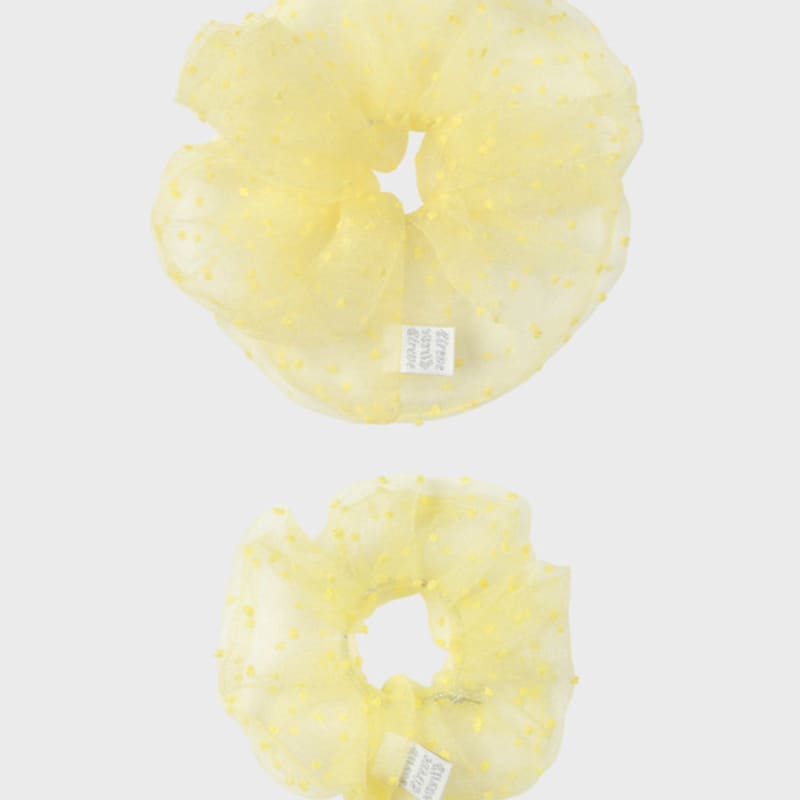 

Набор скранчи из органзы с пузырьками Eireve (ЛИМОННО-ЖЕЛТЫЙ/2 ШТ.) Lemon yellow