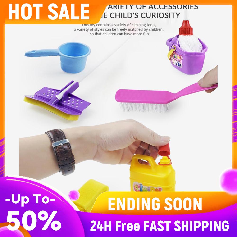 

16pcs Pretend Play Toy Montessori Toys Kitchen Home Cleaning Tools Educational Toys House Cleaner Toys for Kids Children China Mainland