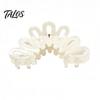 Stylish Hair Accessory Back Head Shark Clip, Large Hollow Petal Shape Claw, Bun Holder Claw For Commuting Accessory, Size Shower Clip for Thick