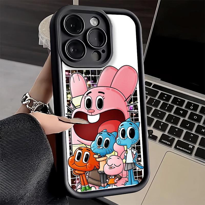 Phone Case for iPhone 17 Air 16E 15 16 Pro Max A-Amazings G-Gumballs Cover 14 Plus 13 12 Mini Soft Shell Silicone Fundas