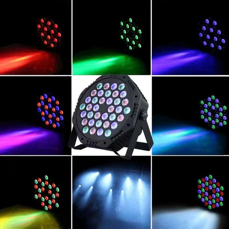 18/36 Led Par Lights Single Color Ultra Thin Stage Lighting, Dj Party Dance Studio Wash Lights Professional Stage Par Can Lighting