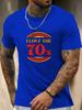 Unisexs Crew Neck Short Sleeve Tee I Love The 70s Retro Print Summer Casual Loose Breathable Male Vintage Streetwear Daily Tops
