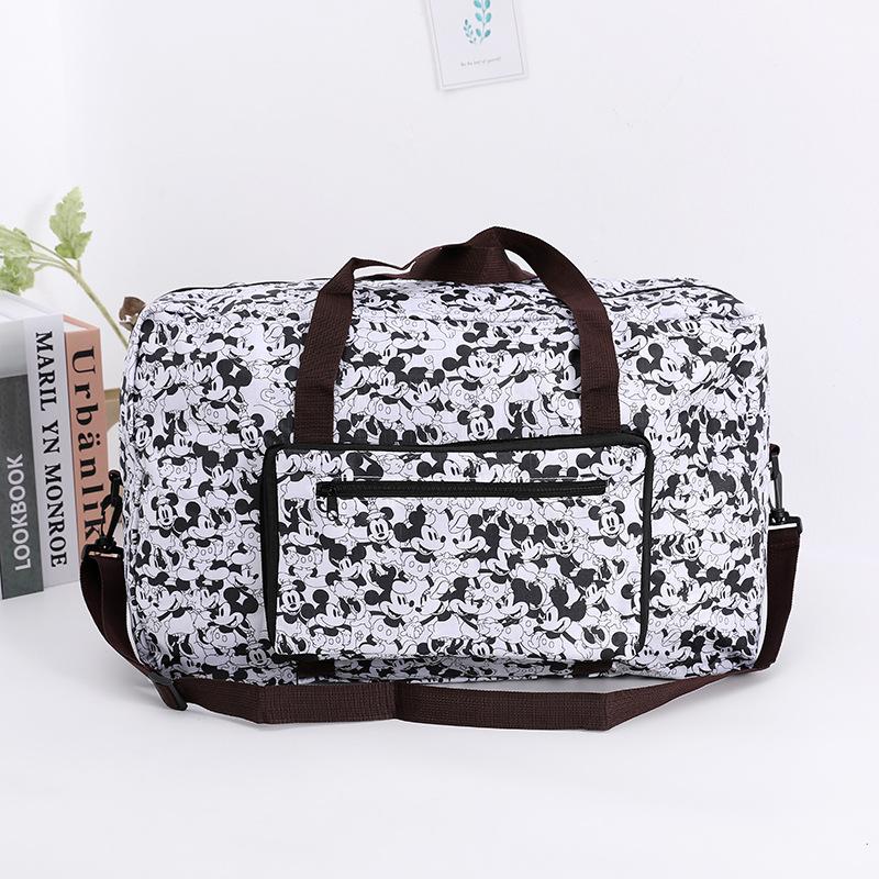 Cartoon Travel Bag Large Capacity Folding Luggage Travel Handbag Luggage Bag Nylon Waterproof Storage Bag Travel Bag